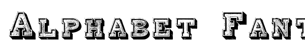 Alphabet Fantasie font preview